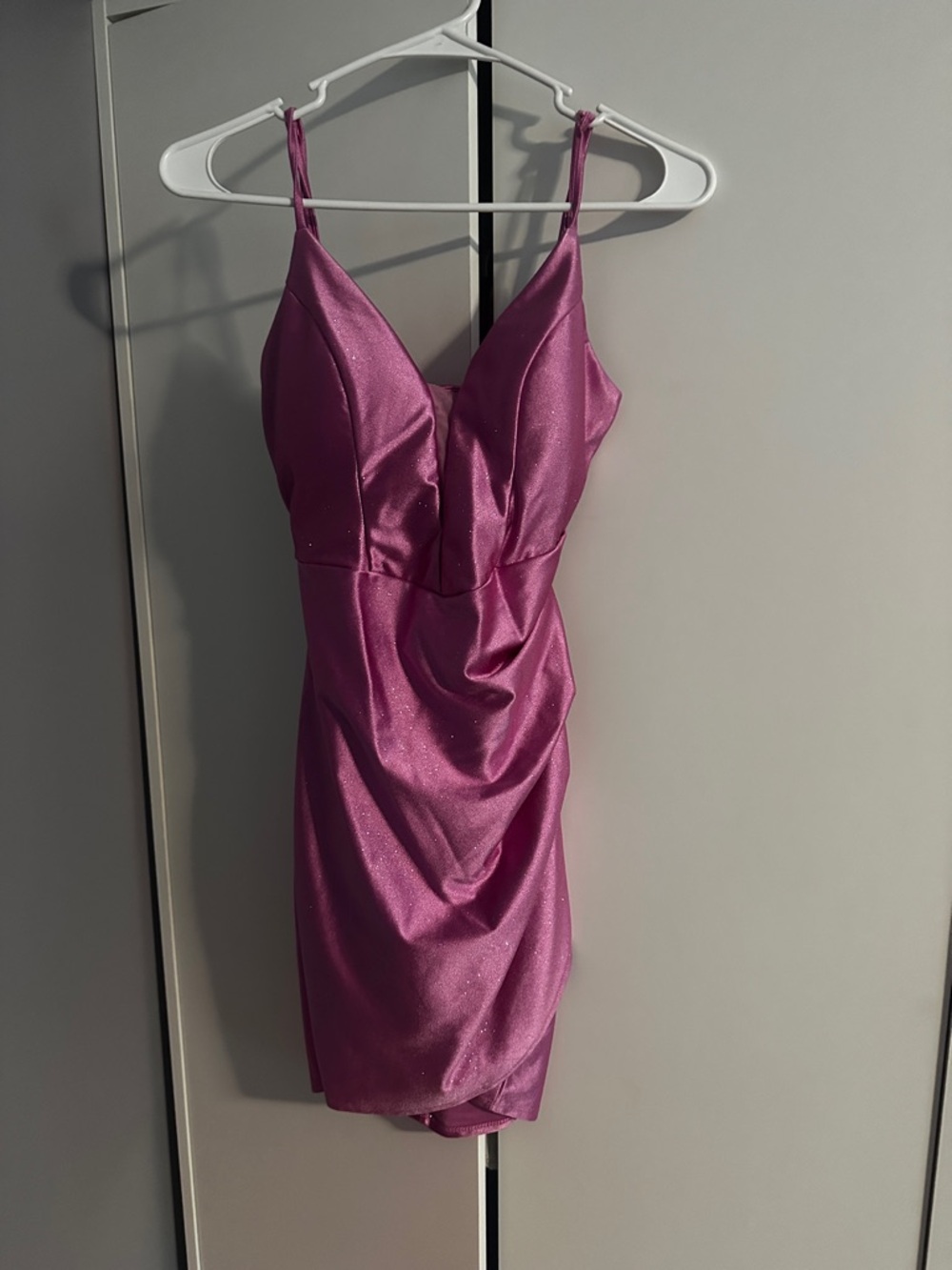 Honey and Rosie Shimmery pink Mini Dress